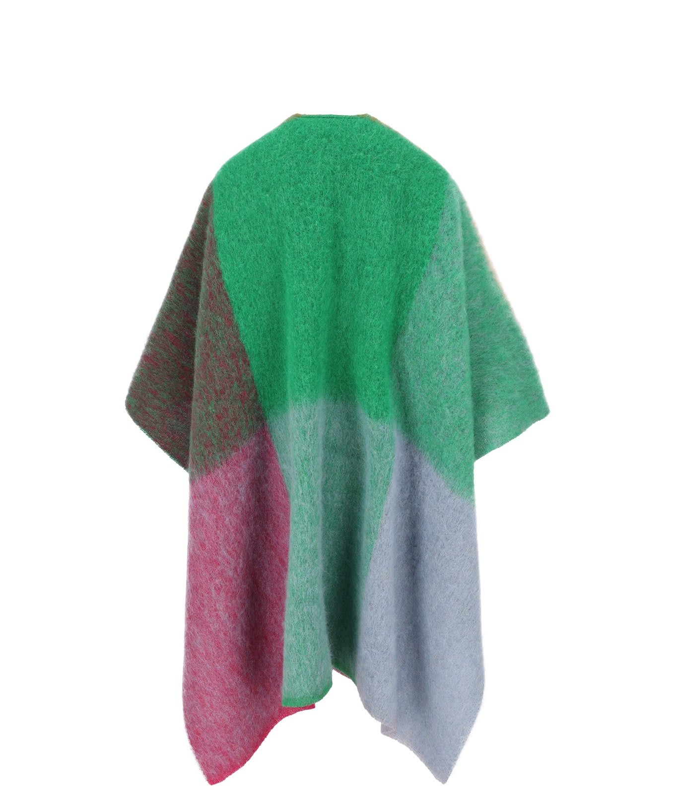 Woolrich Color-blocked Cape In Multicolor