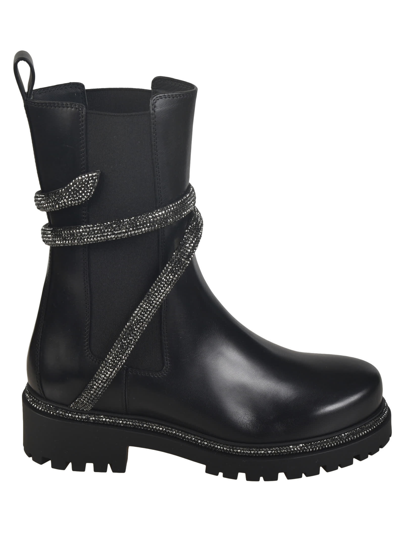 Shop René Caovilla Cleo Boots In Black