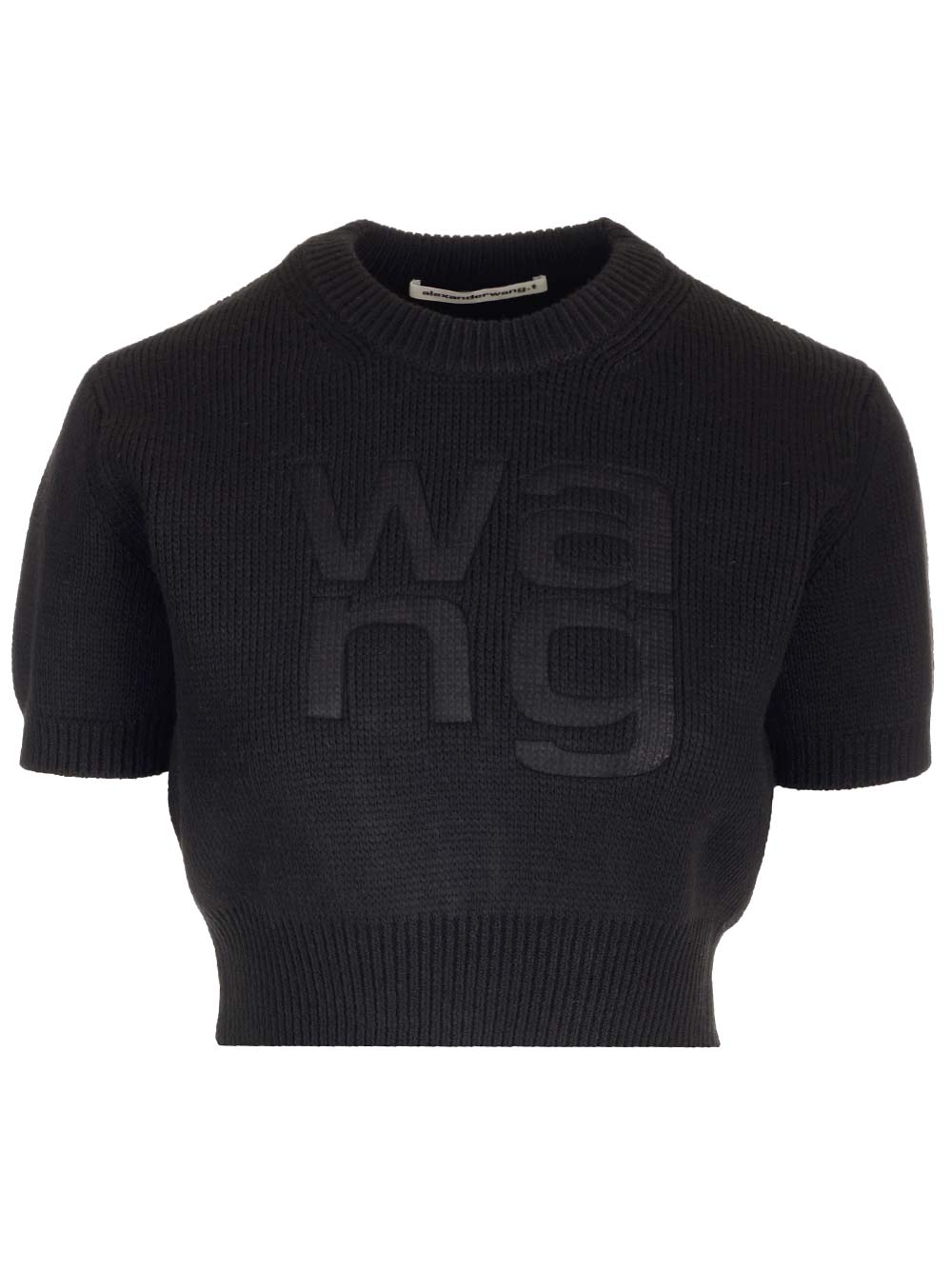 Alexander Wang Knitted T-shirt In Black