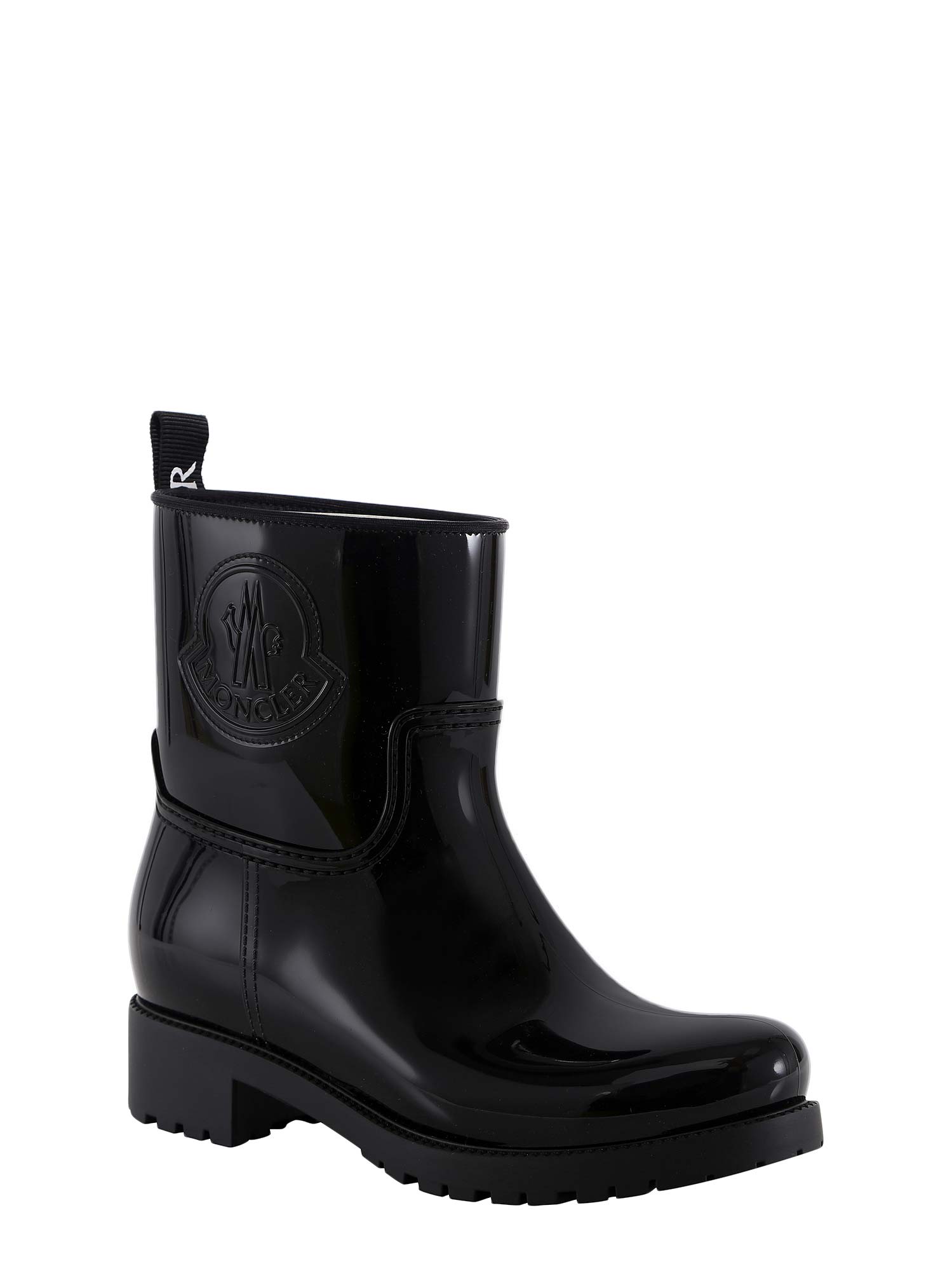 Shop Moncler Ankle Boots In Nero