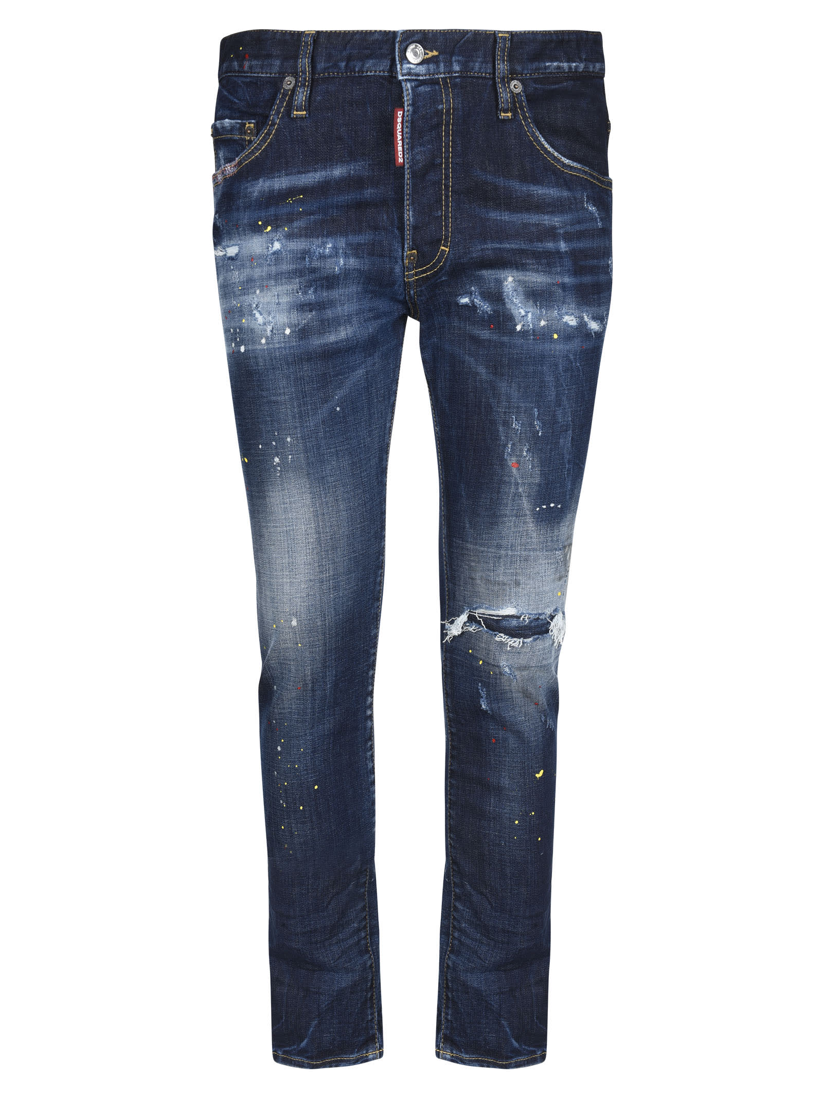 Dsquared2 Distressed & Ripped Detail Jeans