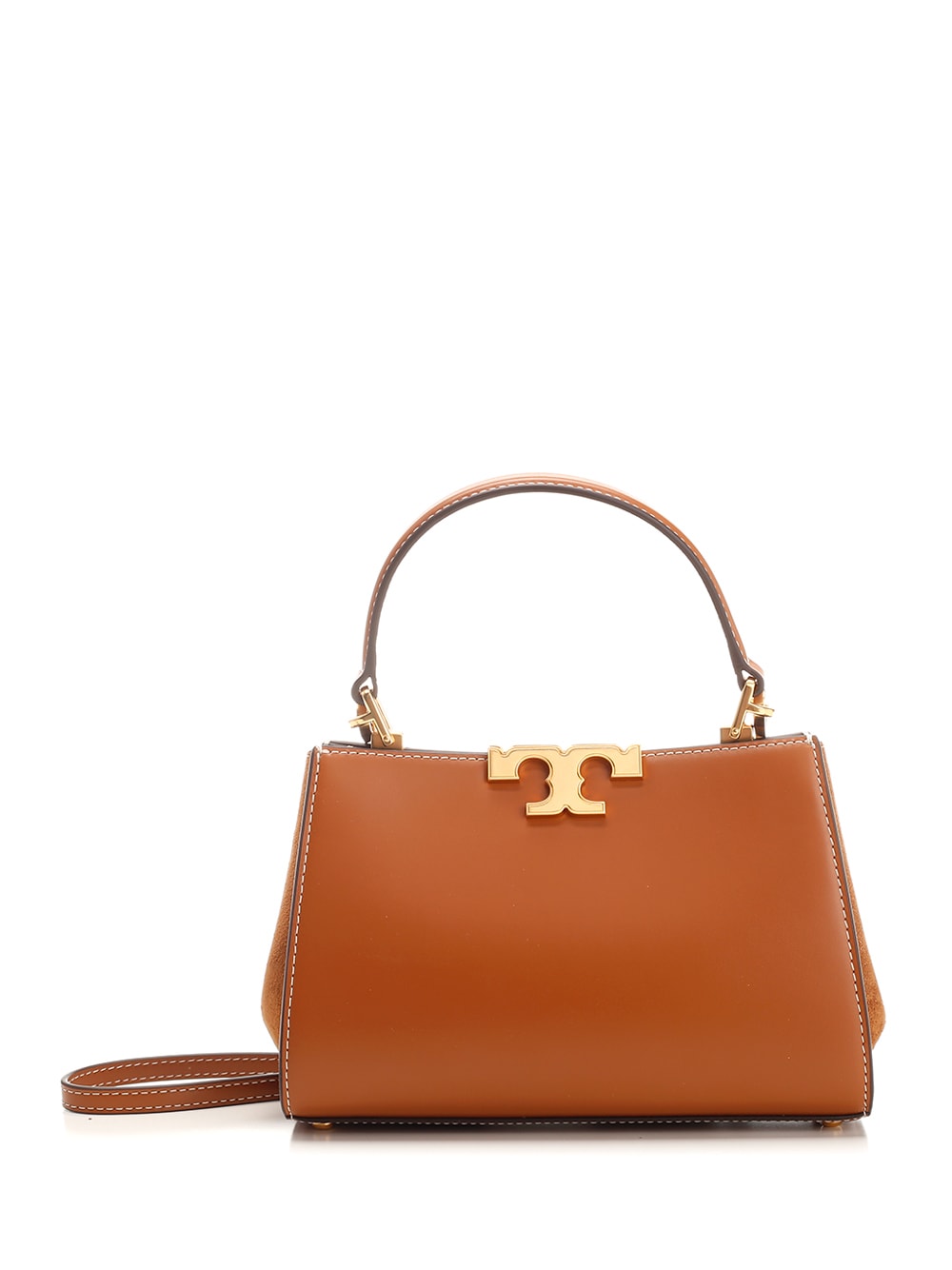 Tory Burch Large Eleanor Leather Top Handle Bag In Brown