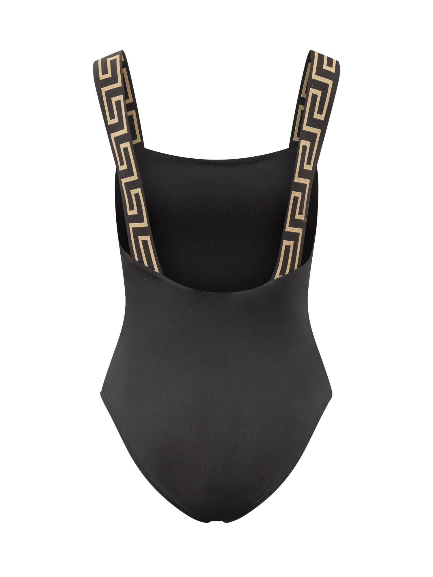 Shop Versace Swimsuit One-piece In Nero