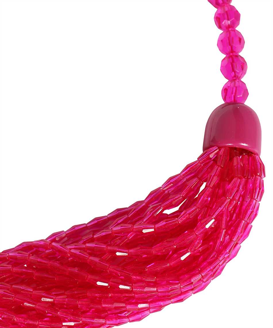Weekend Max Mara Beaded Necklace In Red