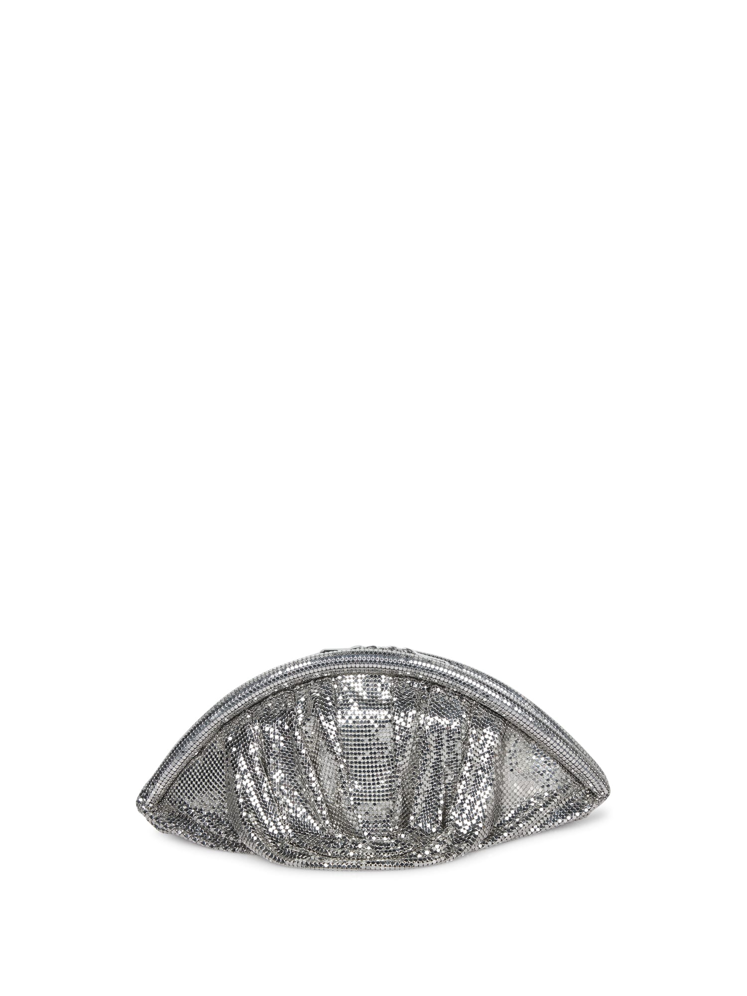Silver Pixel Clutch
