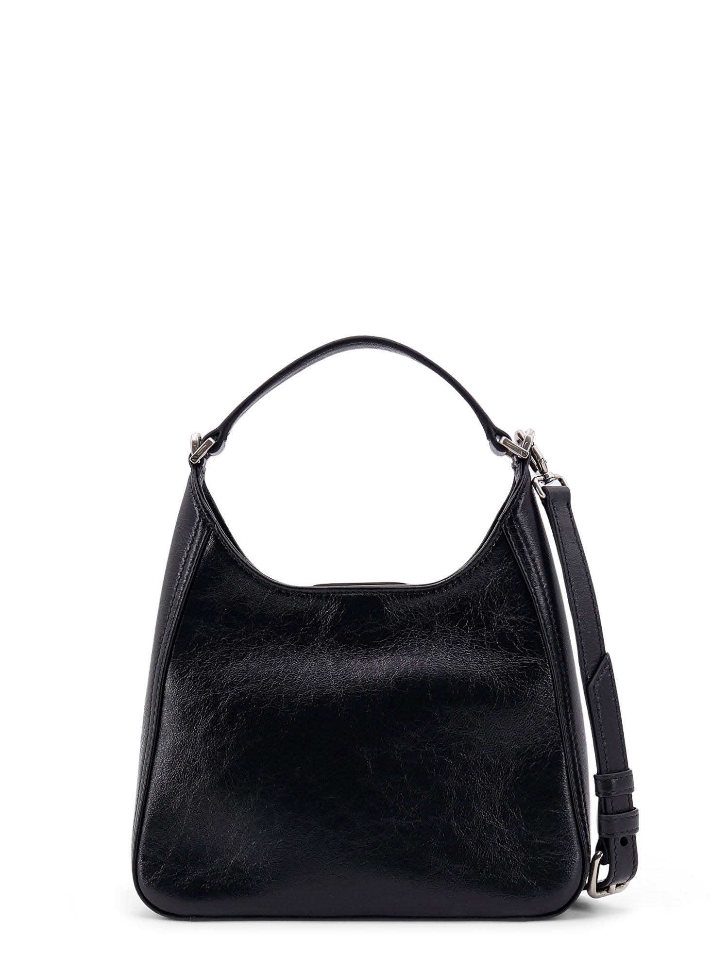 Shop Balenciaga Bb Soft Hobo S Handbag In Black