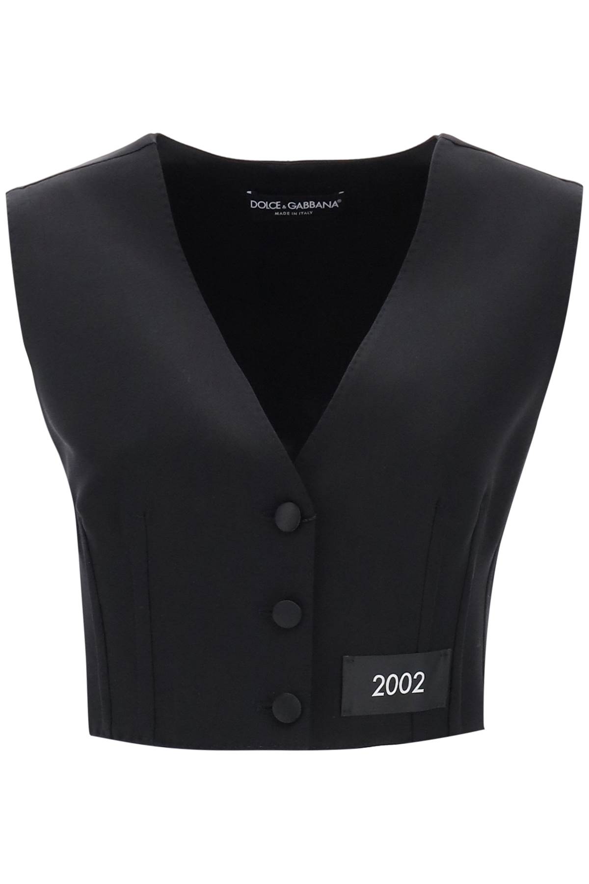 Shop Dolce & Gabbana Re-edition Tailoring Waistcoat In Nero (black)
