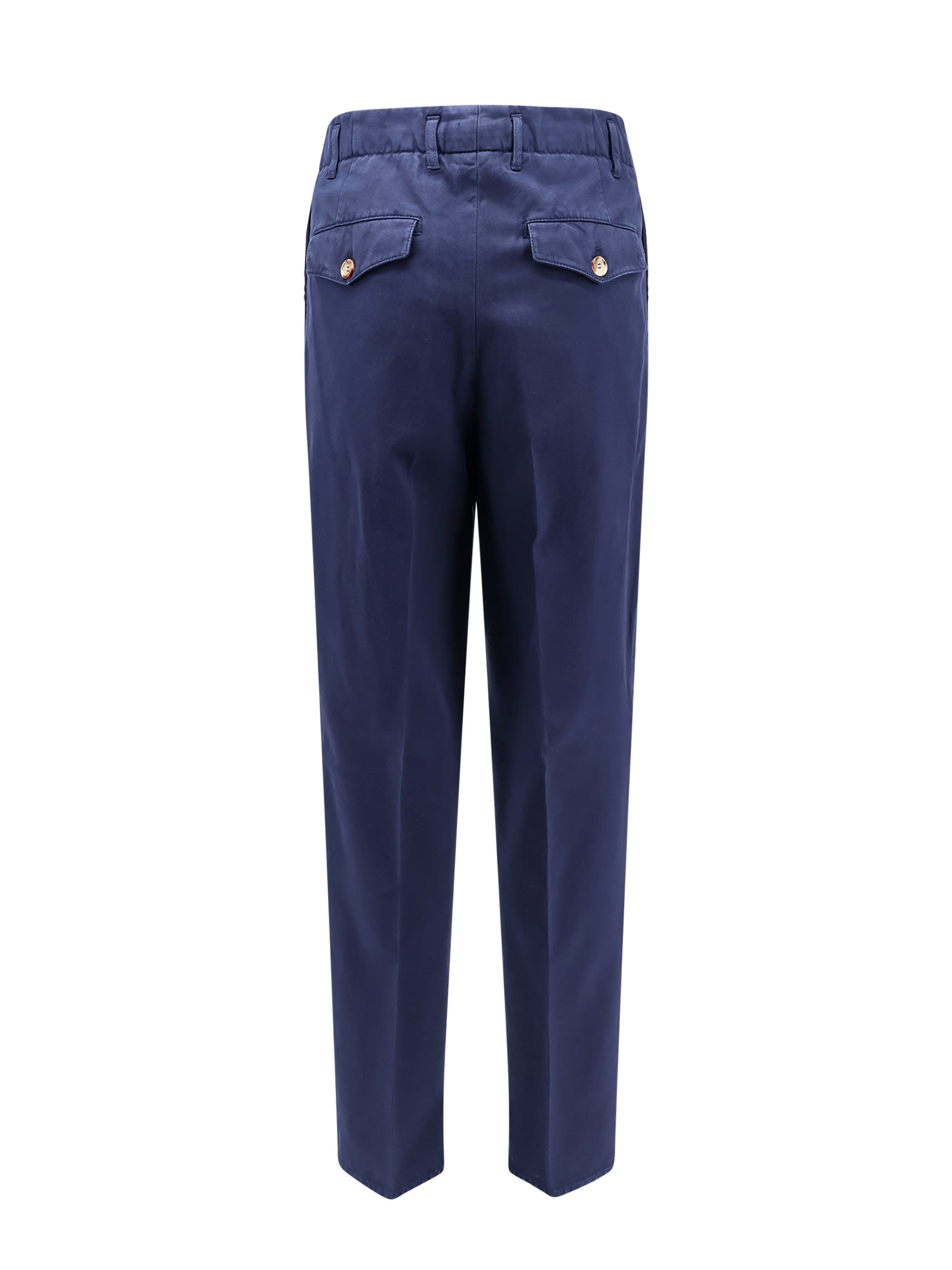 Shop Brunello Cucinelli Trouser In Blue