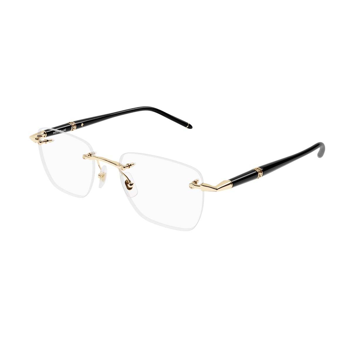 Montblanc Mb0346o Linea Meisterstück 001 Glasses In Black