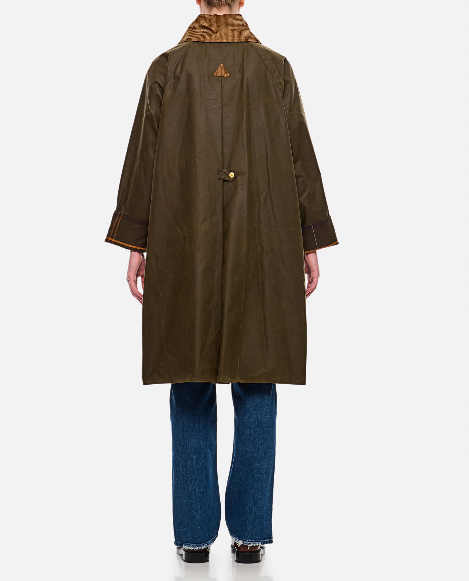 Shop Barbour Ebberston Wax Coat In Sn91 Beech/classic