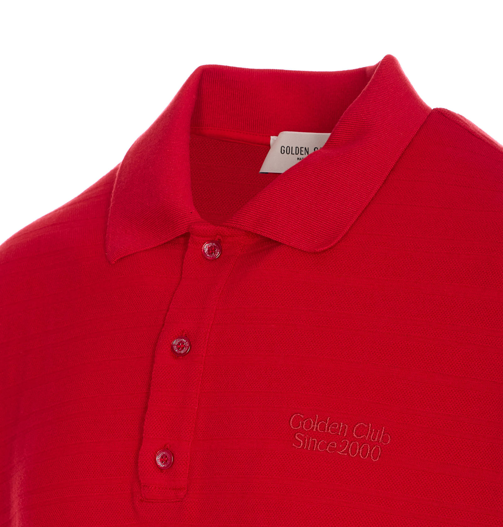 Golden Goose Polo Shirt With Regular Collar And Short Sleeves