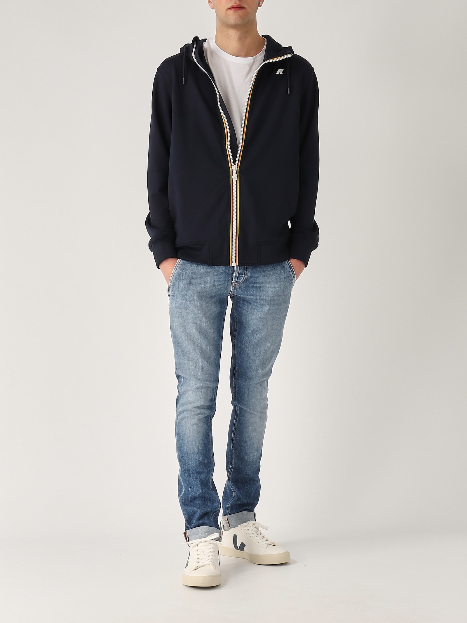 K-way Rainer Spacer Sweatshirt In Black