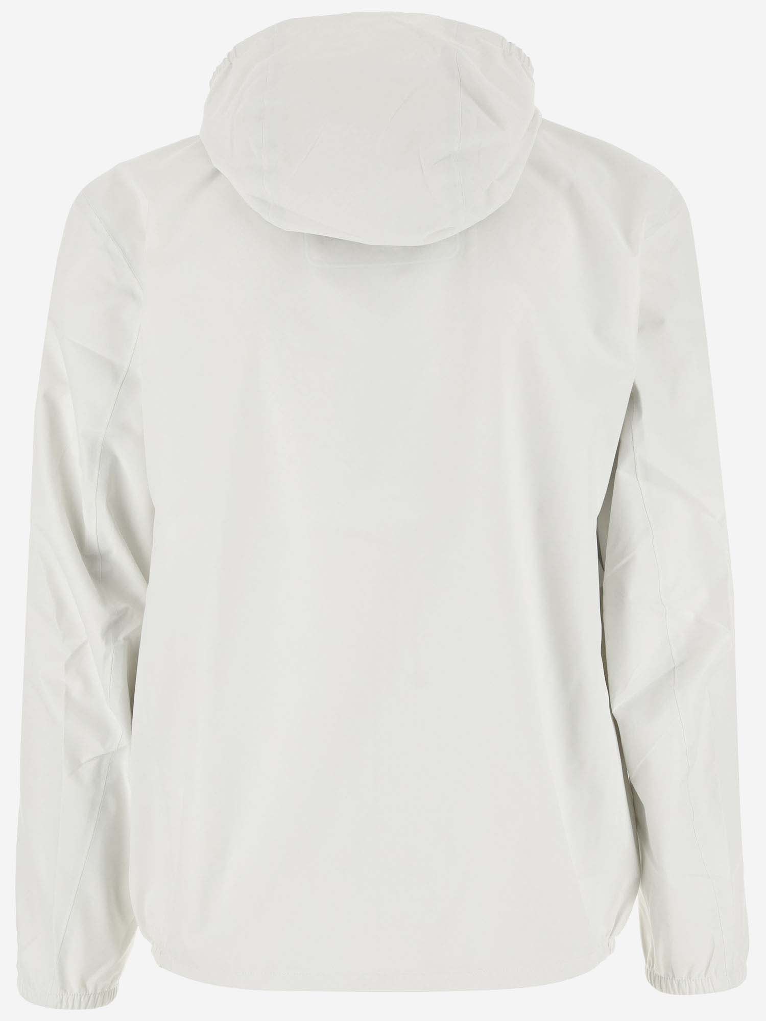Shop Woolrich Pacific Waterproof Jacket With Hood In White