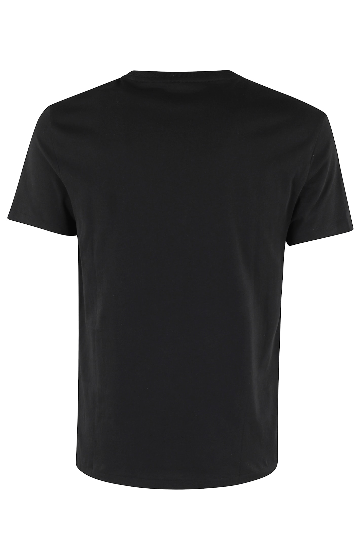 Polo Ralph Lauren Custom Slim Fit Jersey Crewneck T-shirt Clothing In Black