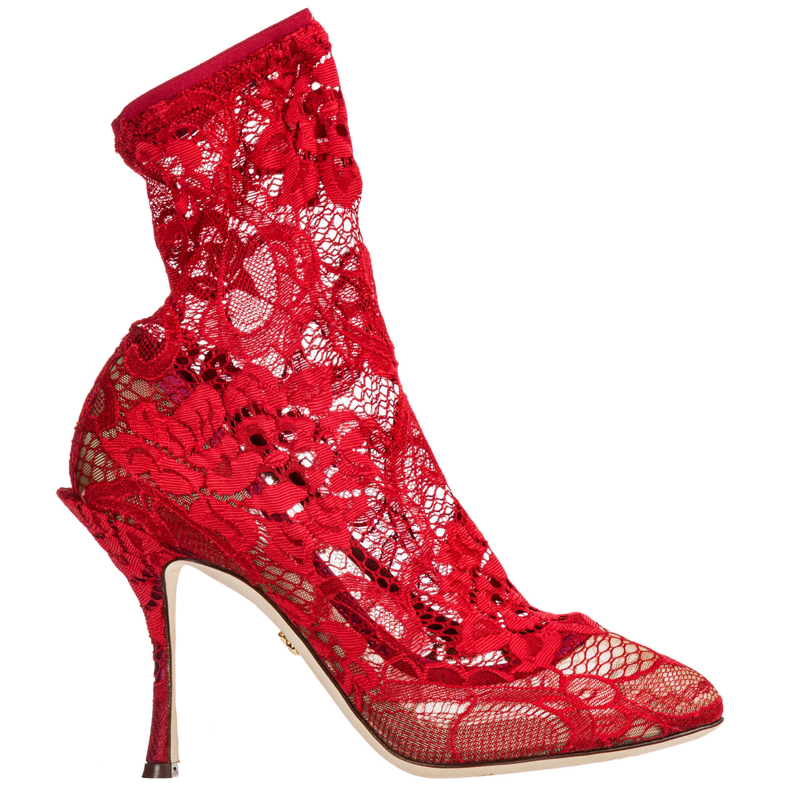 Photo of  Dolce & Gabbana Dolce & gabbana Coco Heeled Ankle Boots- shop Dolce & Gabbana Boots, Ankle Boots online sales
