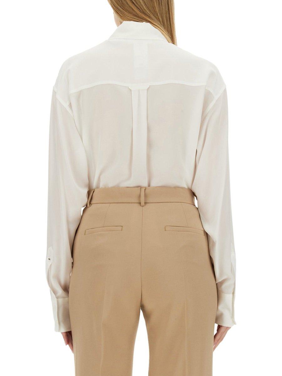 Shop Sportmax Rovigo Buttoned Shirt In Bianco