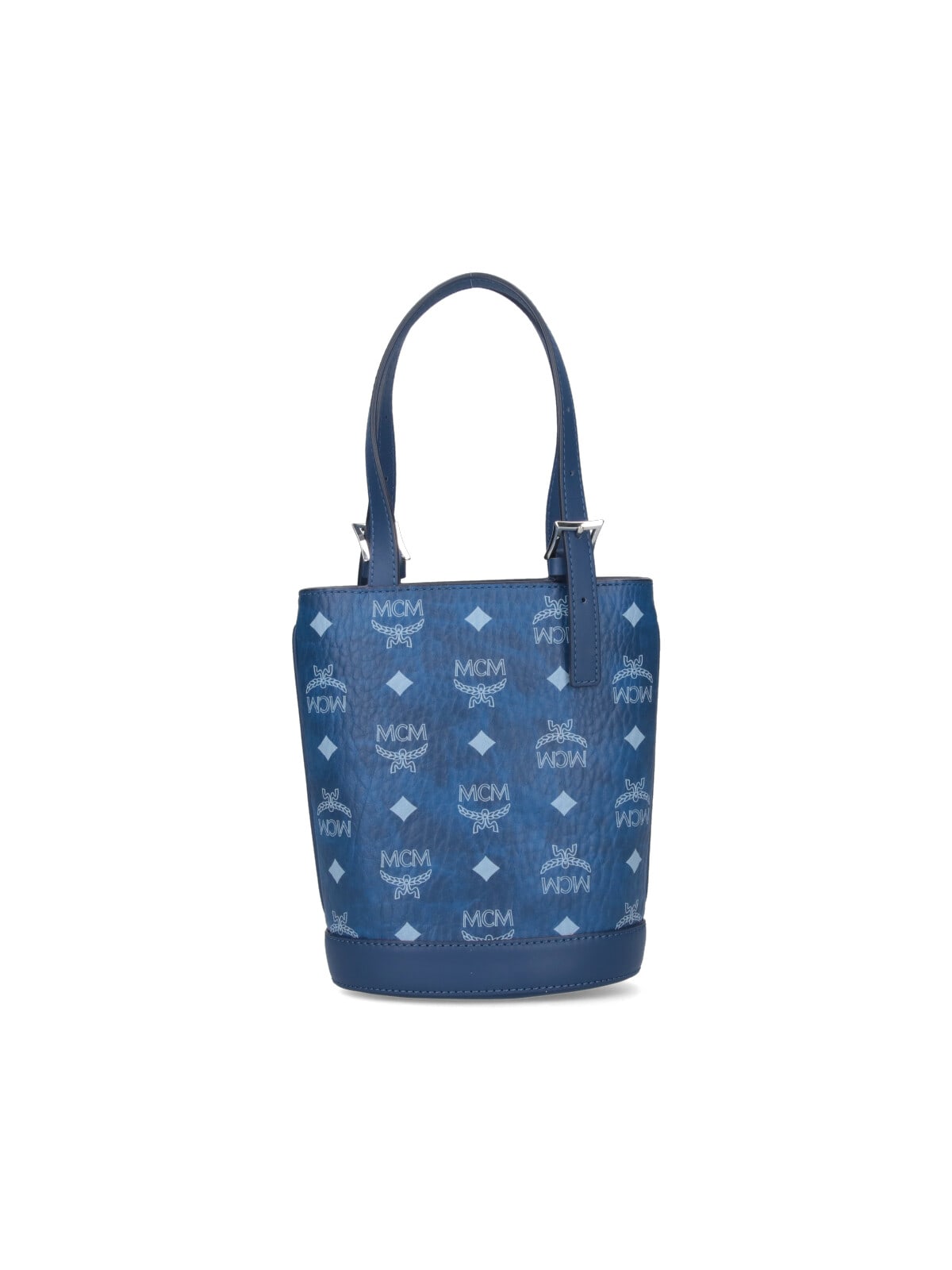 Mcm Handle Strap Shoulder Bag In Blue