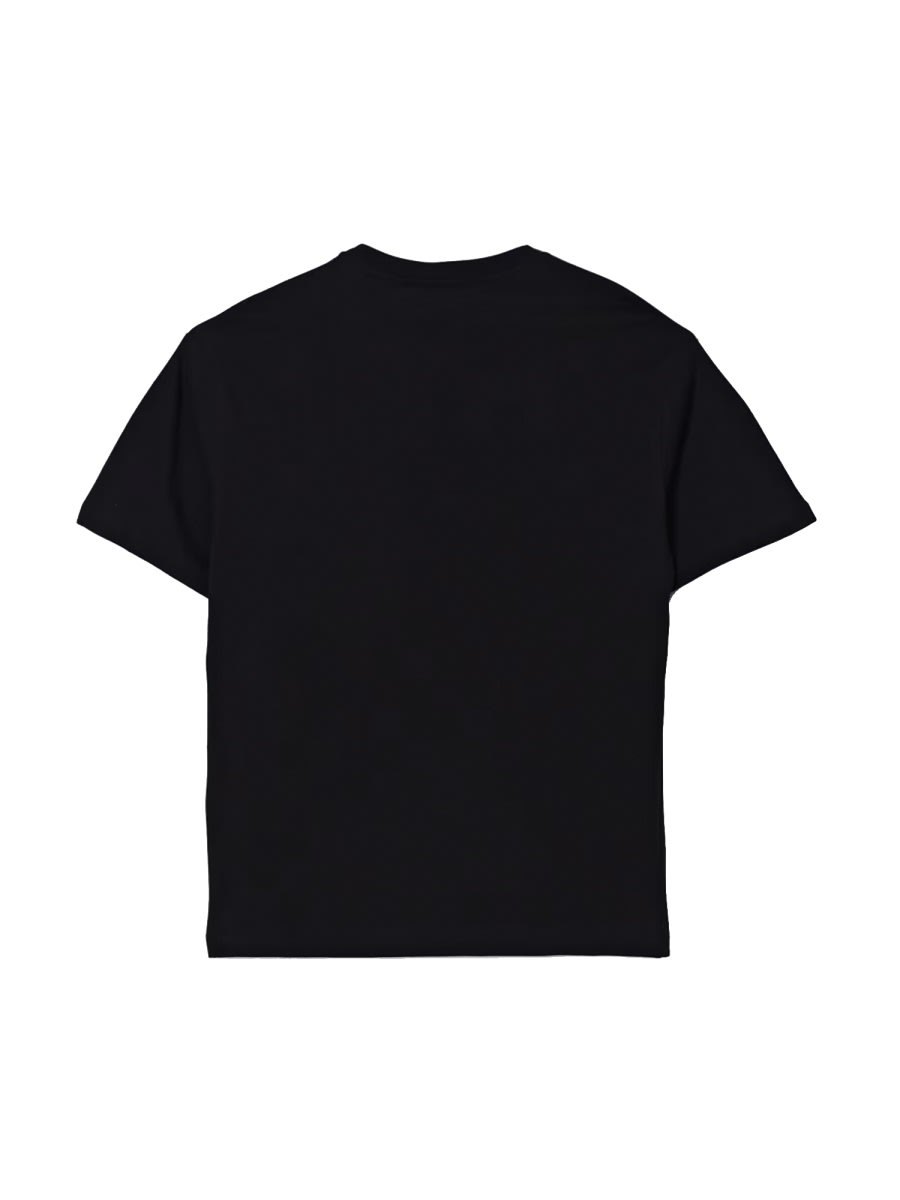 Msgm T-shirt With Logo In Black
