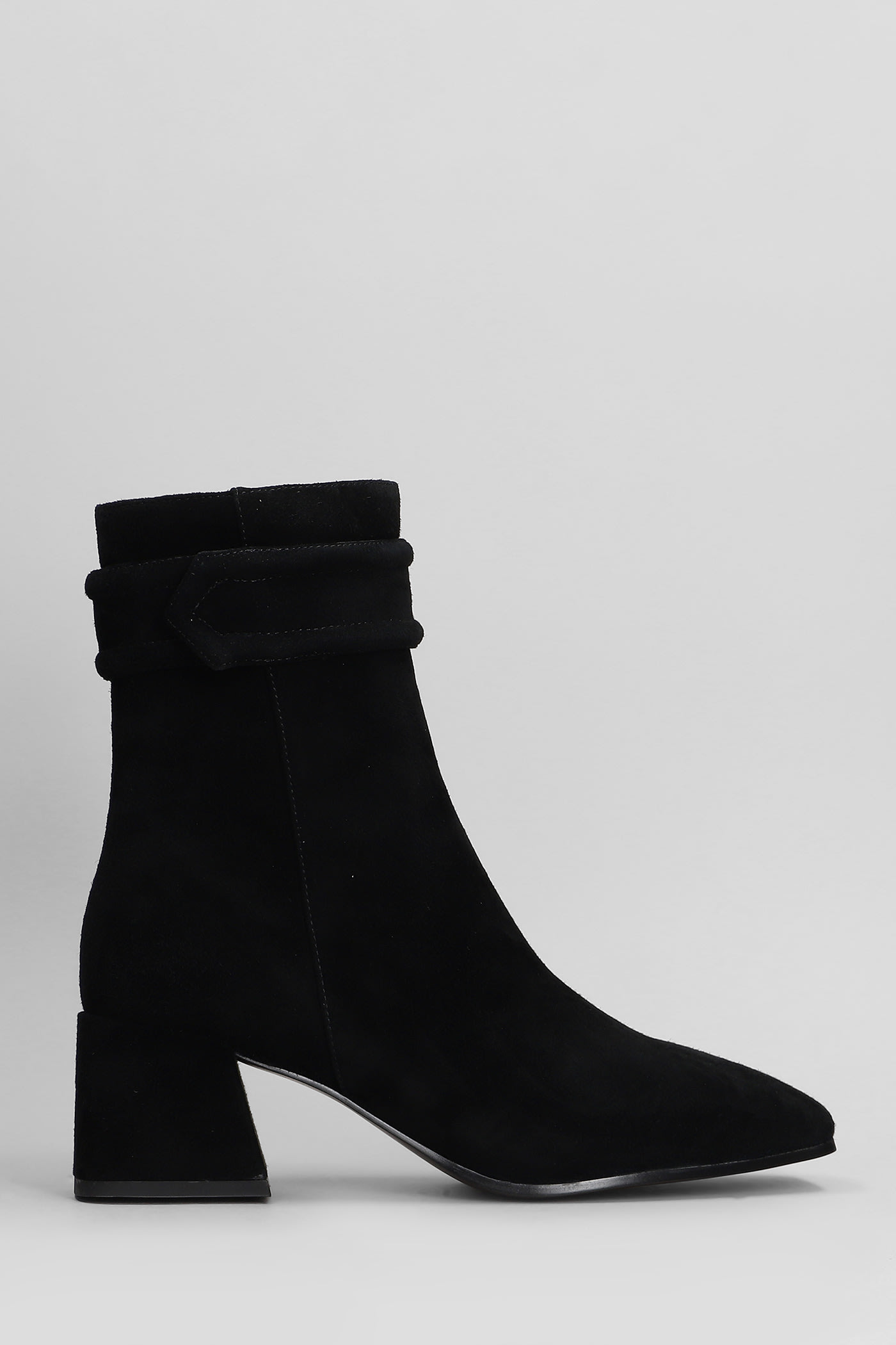 Breslavia Ankle Boot 60 High Heels Ankle Boots In Black Suede