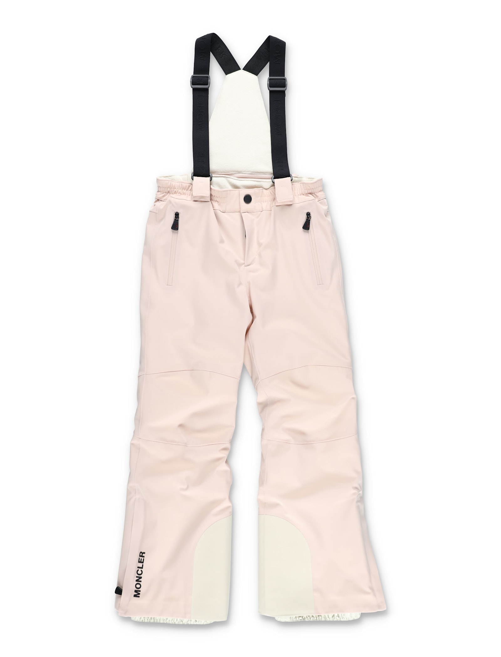 Moncler Ski Bib Trousers In Rose