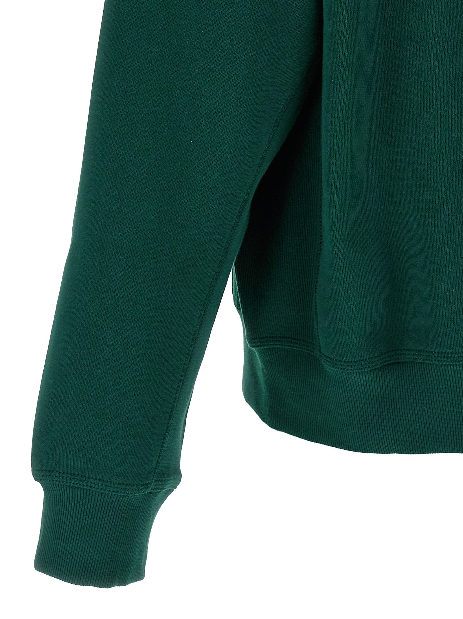 Carhartt Wip American Hooded Cotton-blend Sweatshirt In Green
