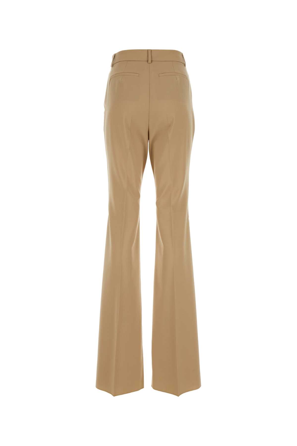 Shop Sportmax Beige Wool Hangar Pant