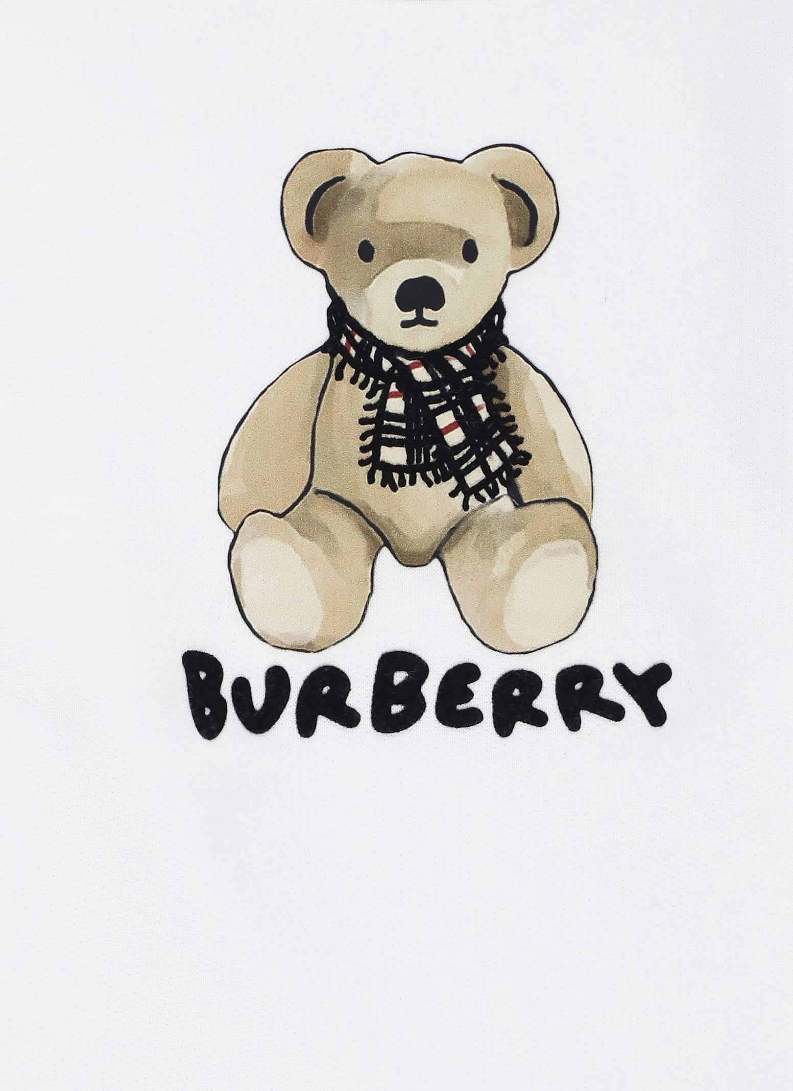 Burberry Mathew Teddy Sweatshirt In White