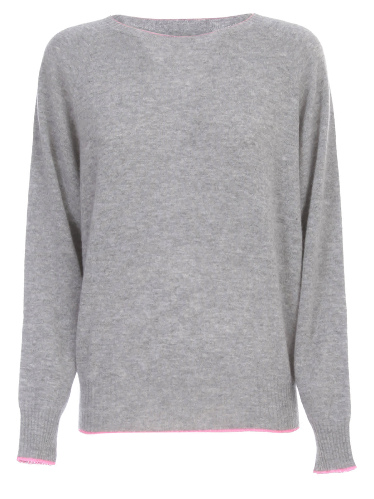 ESSENTIEL ANTWERP VASHMERE FLUO DETAIL CASHMERE SWEATSHIRT CREW NECK,11282772