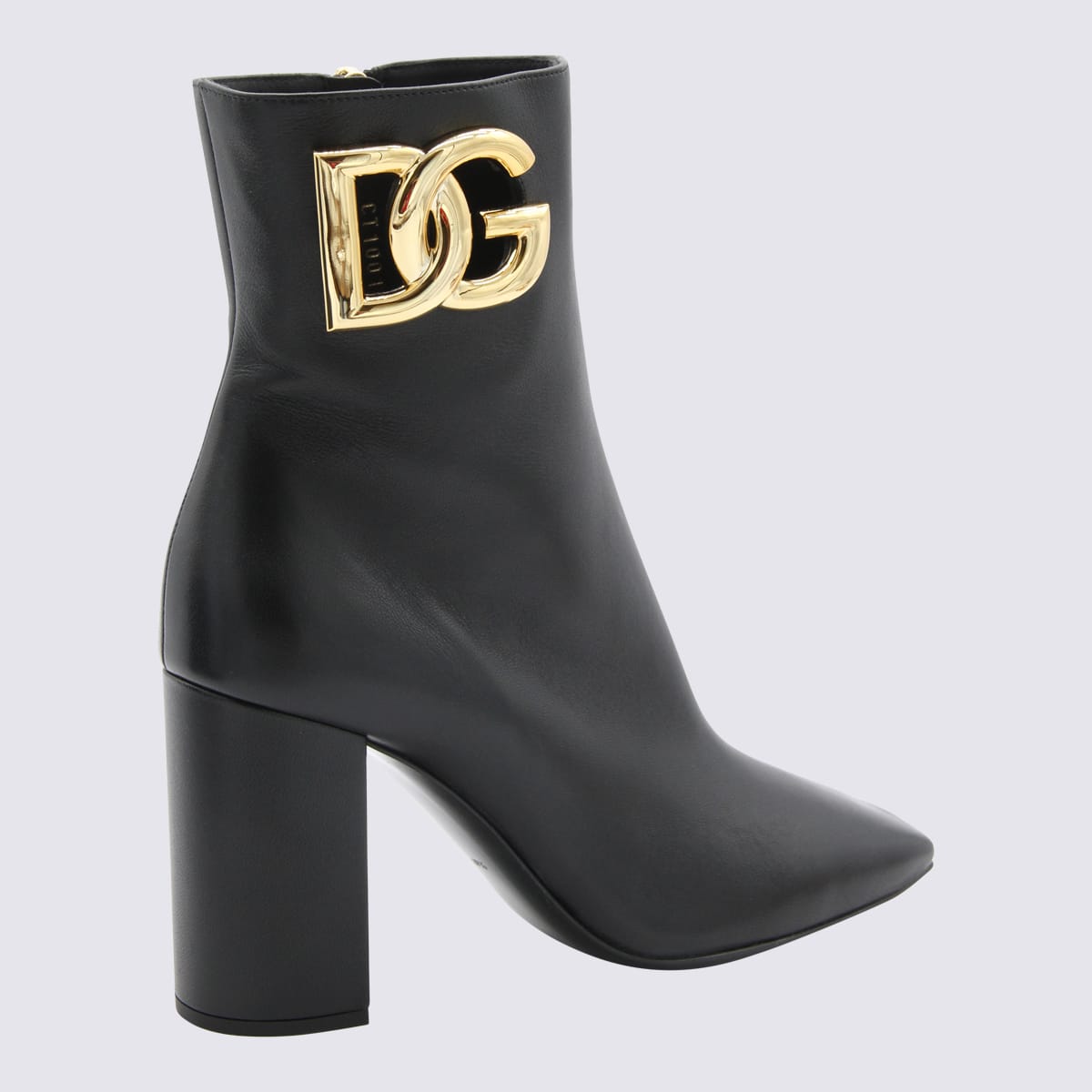 Shop Dolce & Gabbana Black Leather Boots