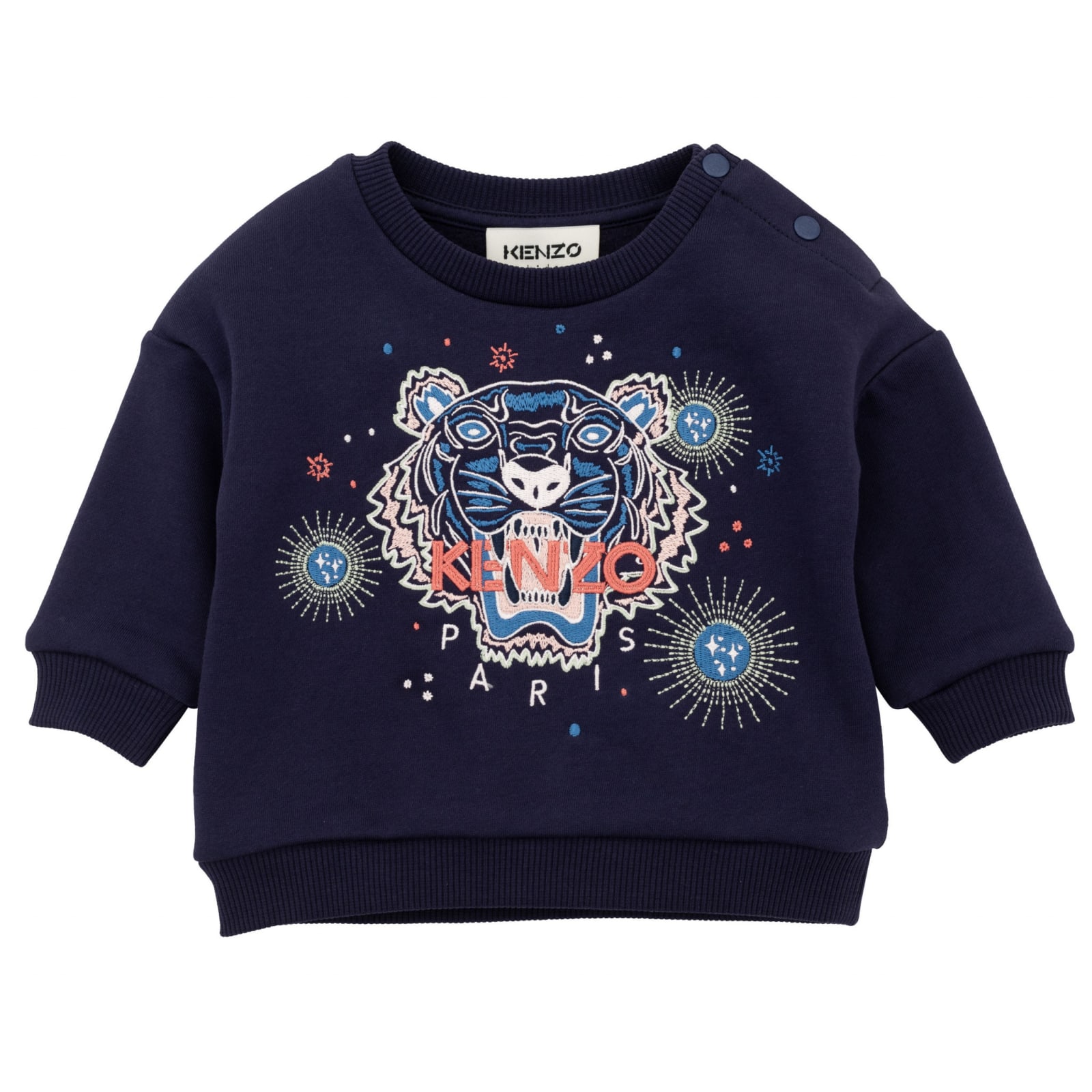 Kenzo Kids Sweatshirt With Tiger Embroidery