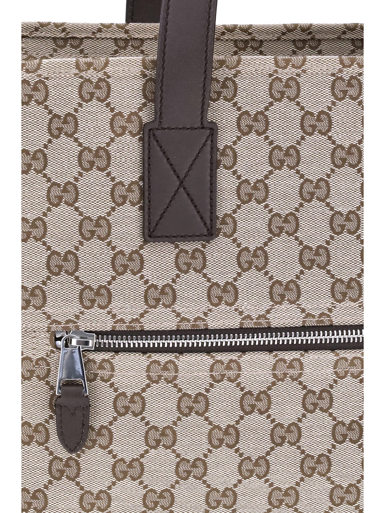Gucci Gg Fabric Tote Bag