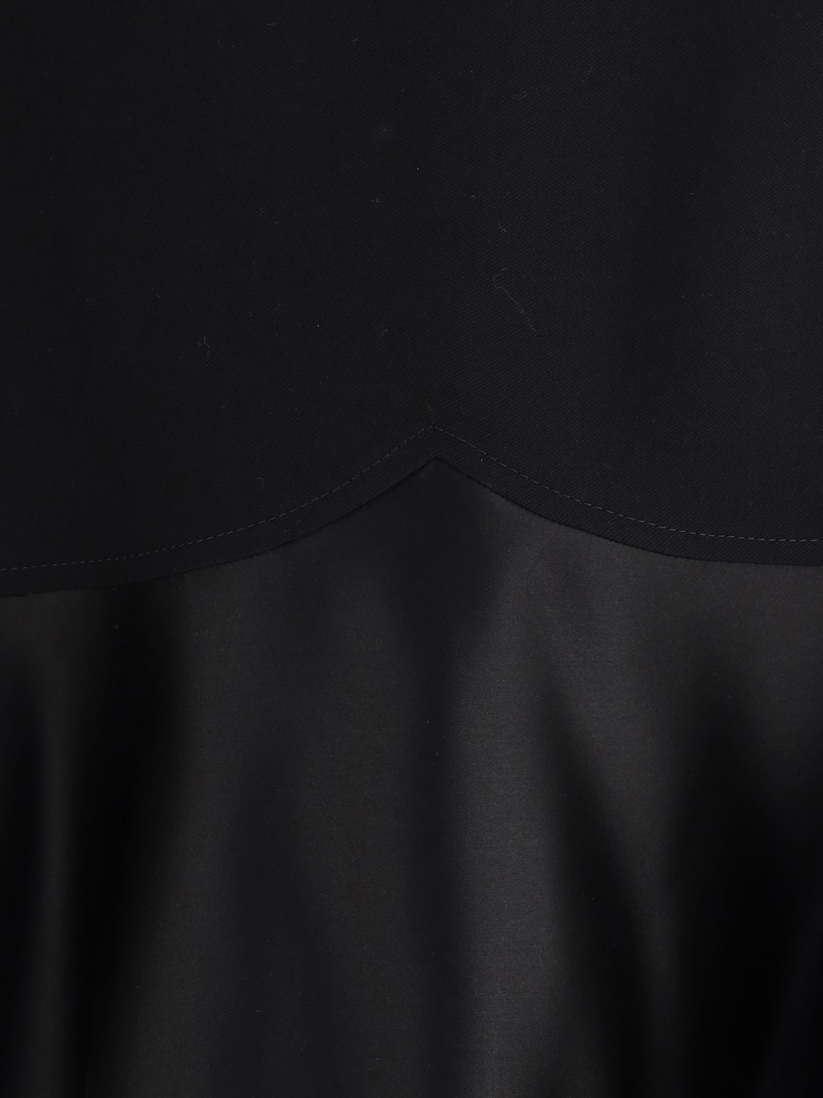 Fendi High-waisted Midi Skirt In Grain De Poudre Wool In Black