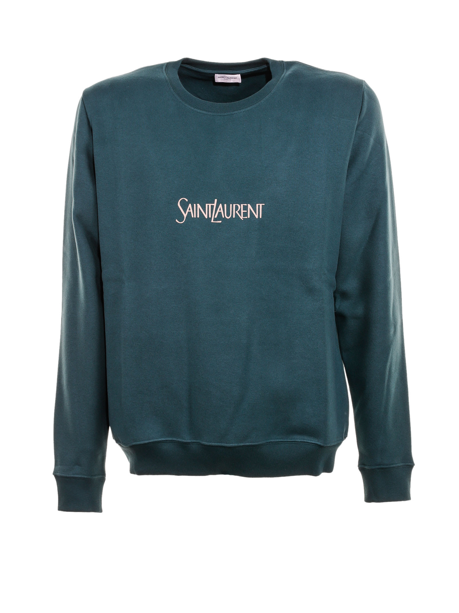 Saint Laurent Cotton Sweatshirt With Logo