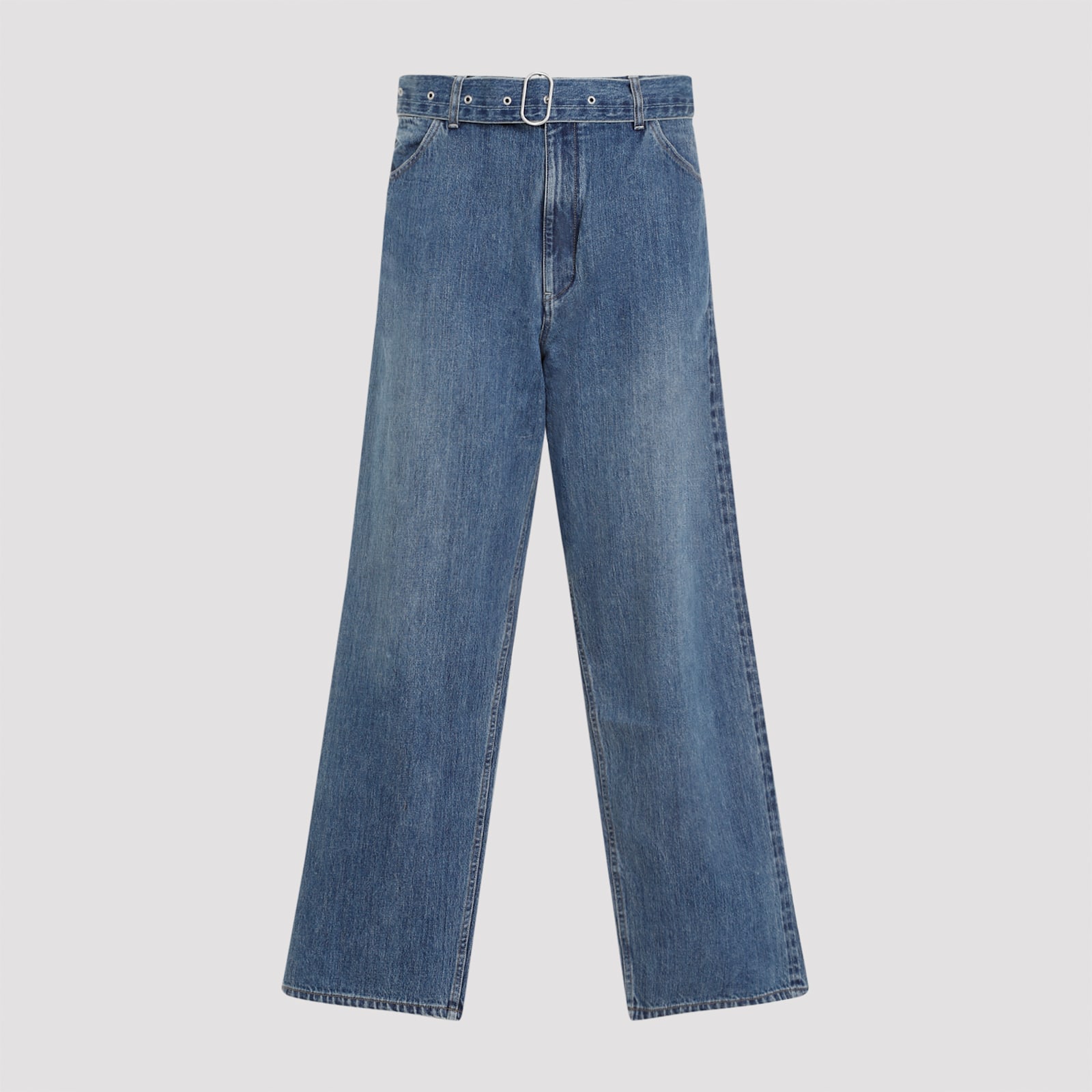 Shop Jil Sander Denim Jeans In Canard