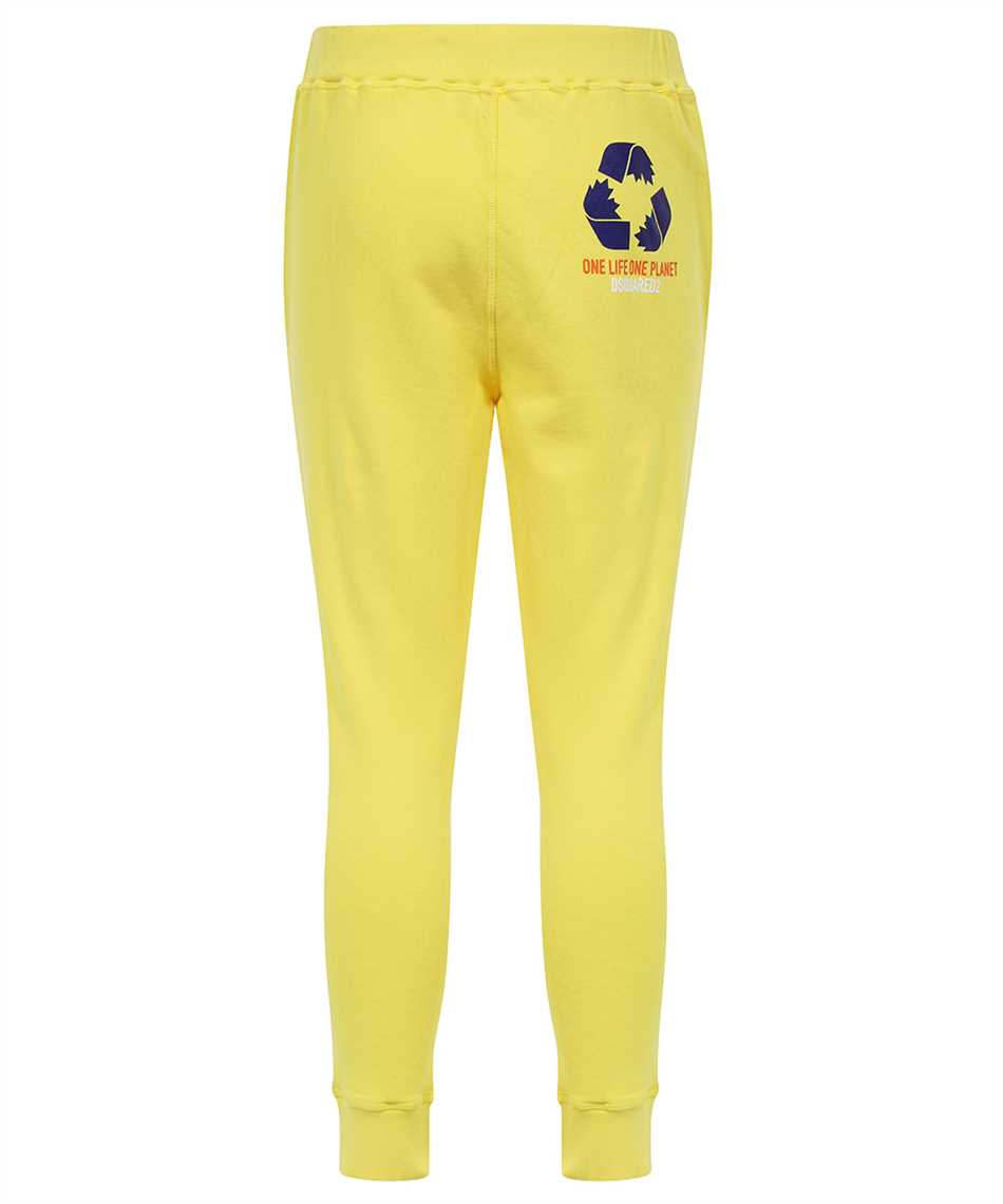 Shop Dsquared2 Cotton Track-pants In Yellow