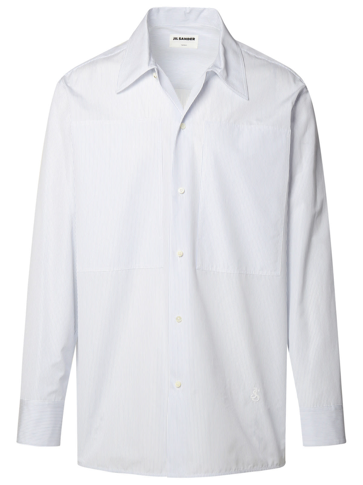 Shop Jil Sander Tuesday White Cotton Shirt