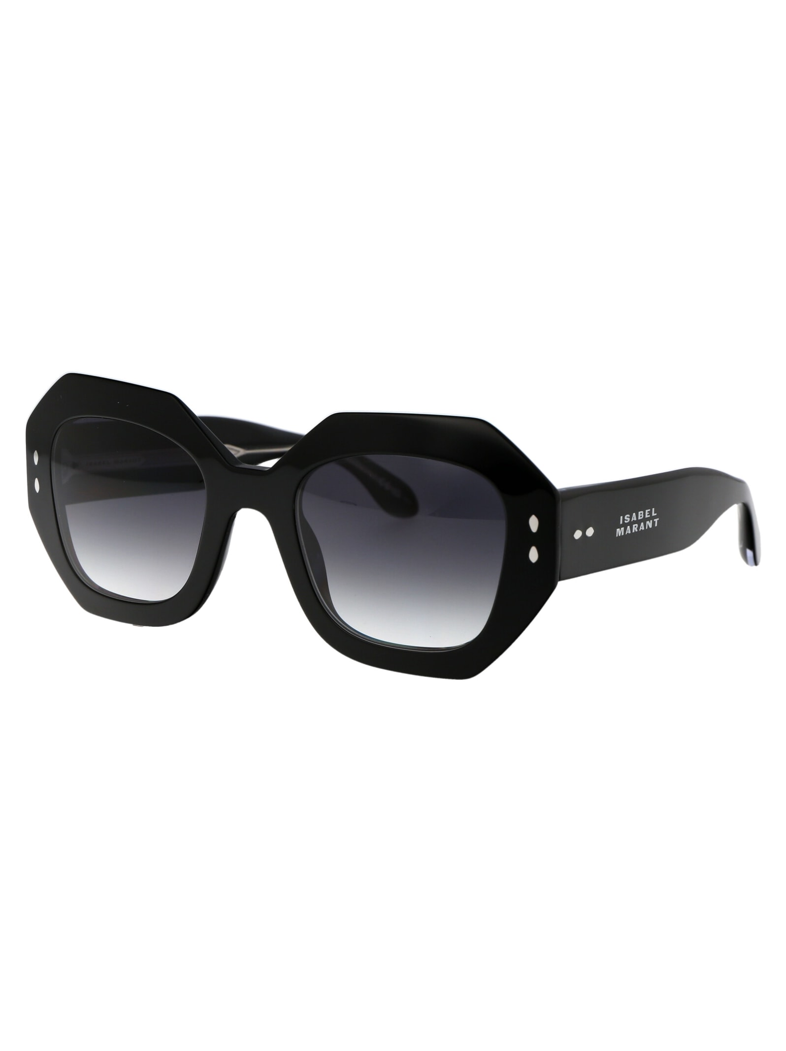 Shop Isabel Marant Im 0173/s Sunglasses In 8079o Black