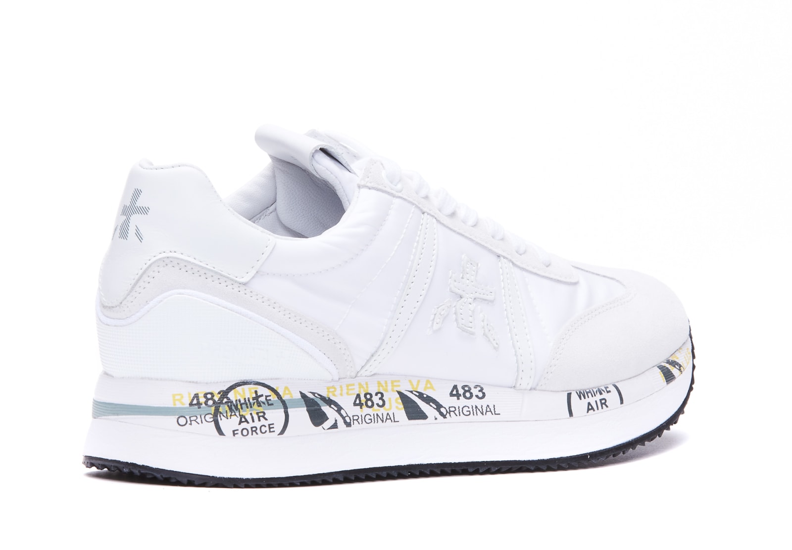 Shop Premiata Conny Sneakers In Bianco
