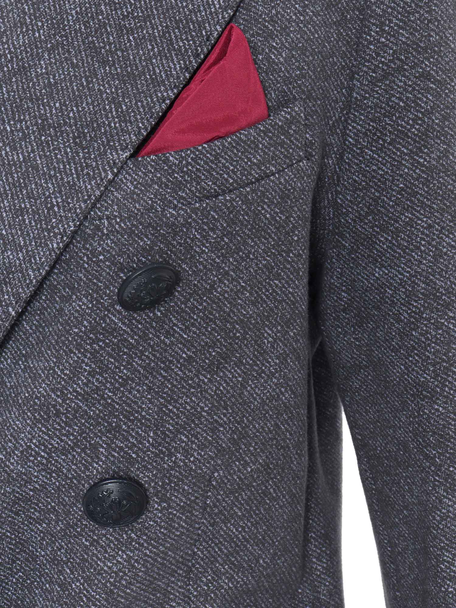 Shop Circolo 1901 Double Breasted Jacket In Blue