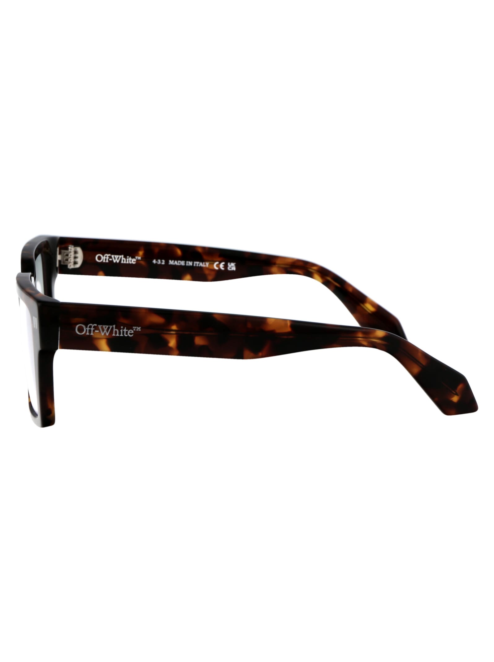 Shop Off-white Optical Style 54 Glasses In 6000 Havana