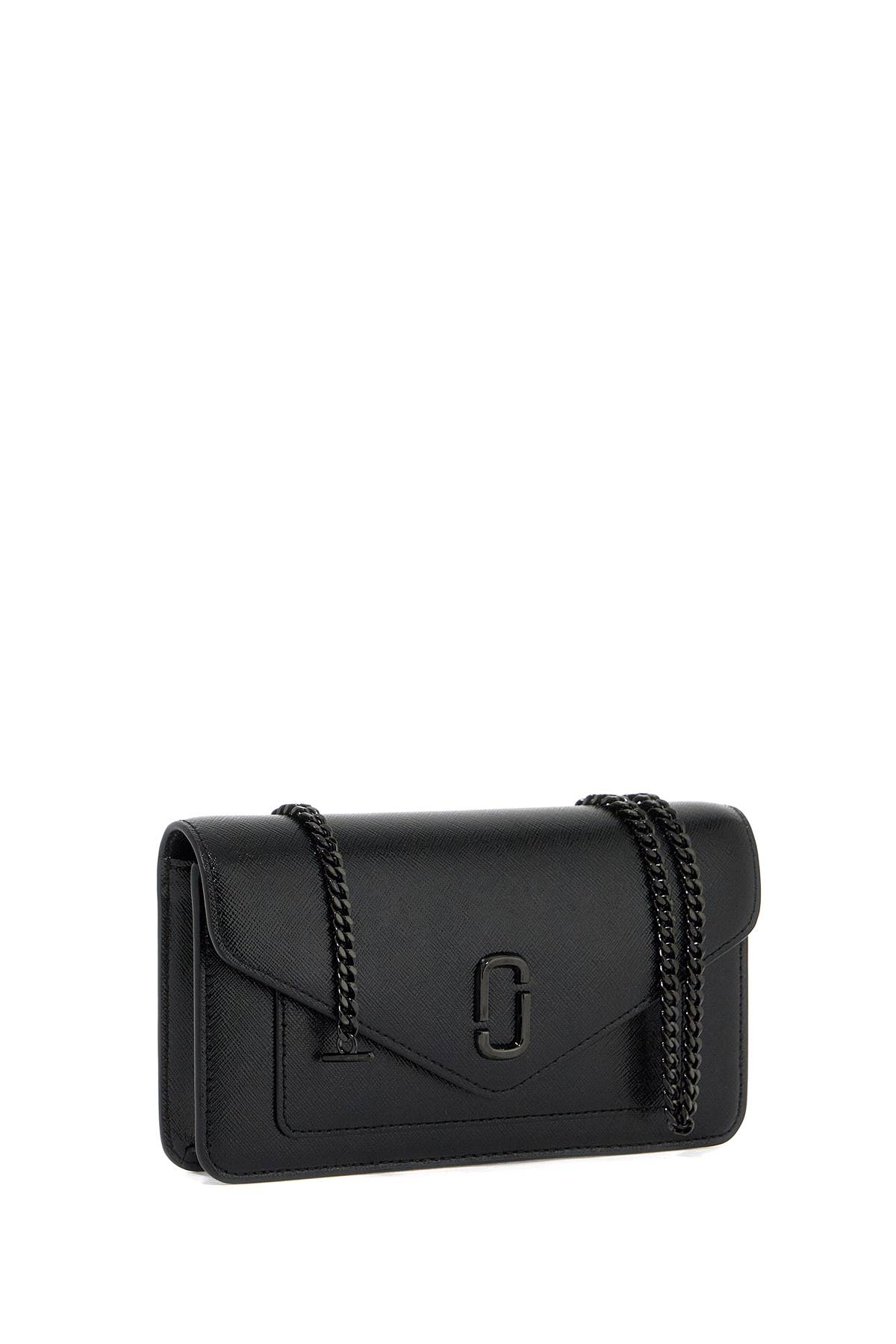 Shop Marc Jacobs Mini Crossbody Chain Wallet Bag In Black (black)