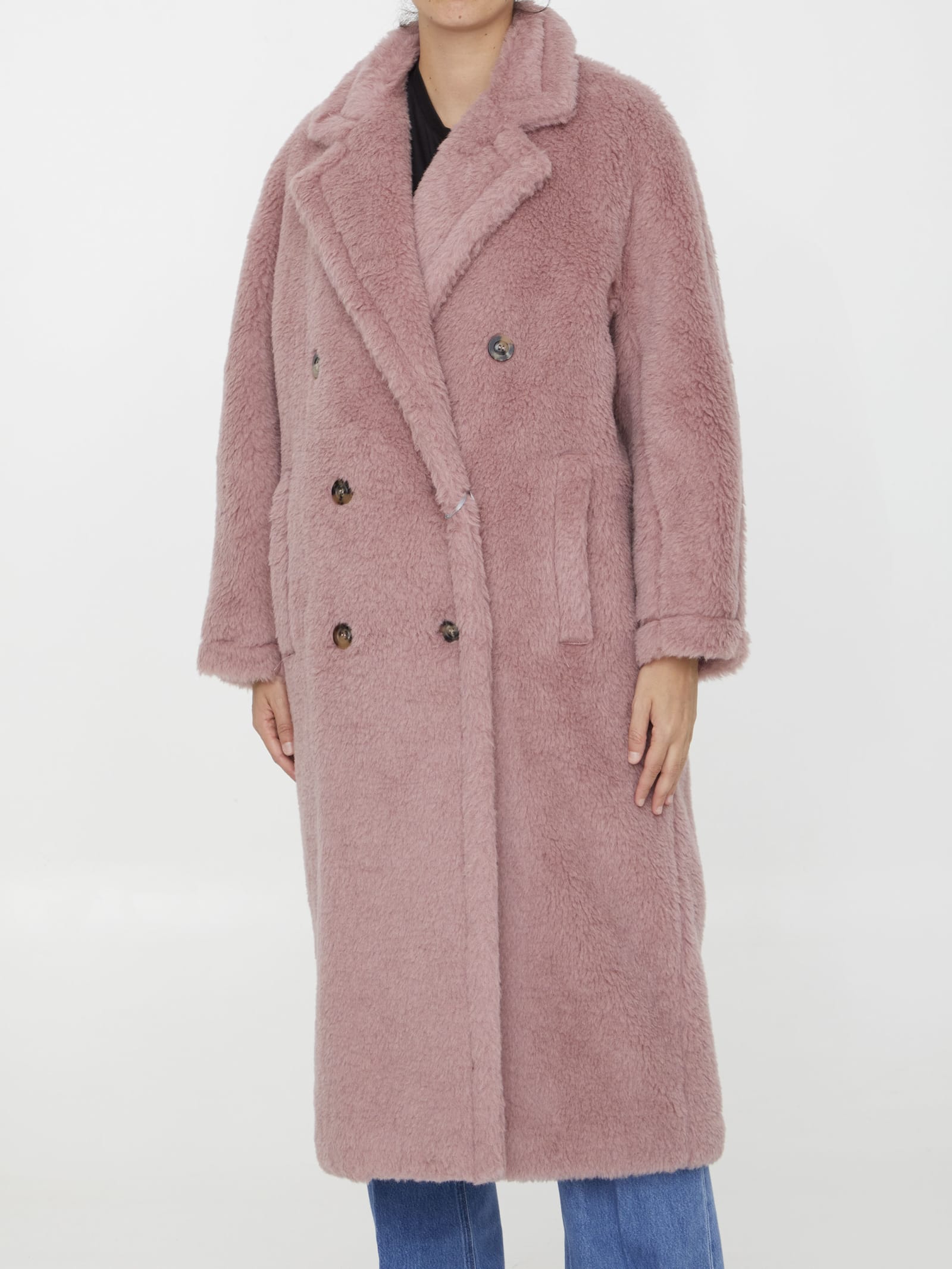 Shop Max Mara Zitto Coat In Pink