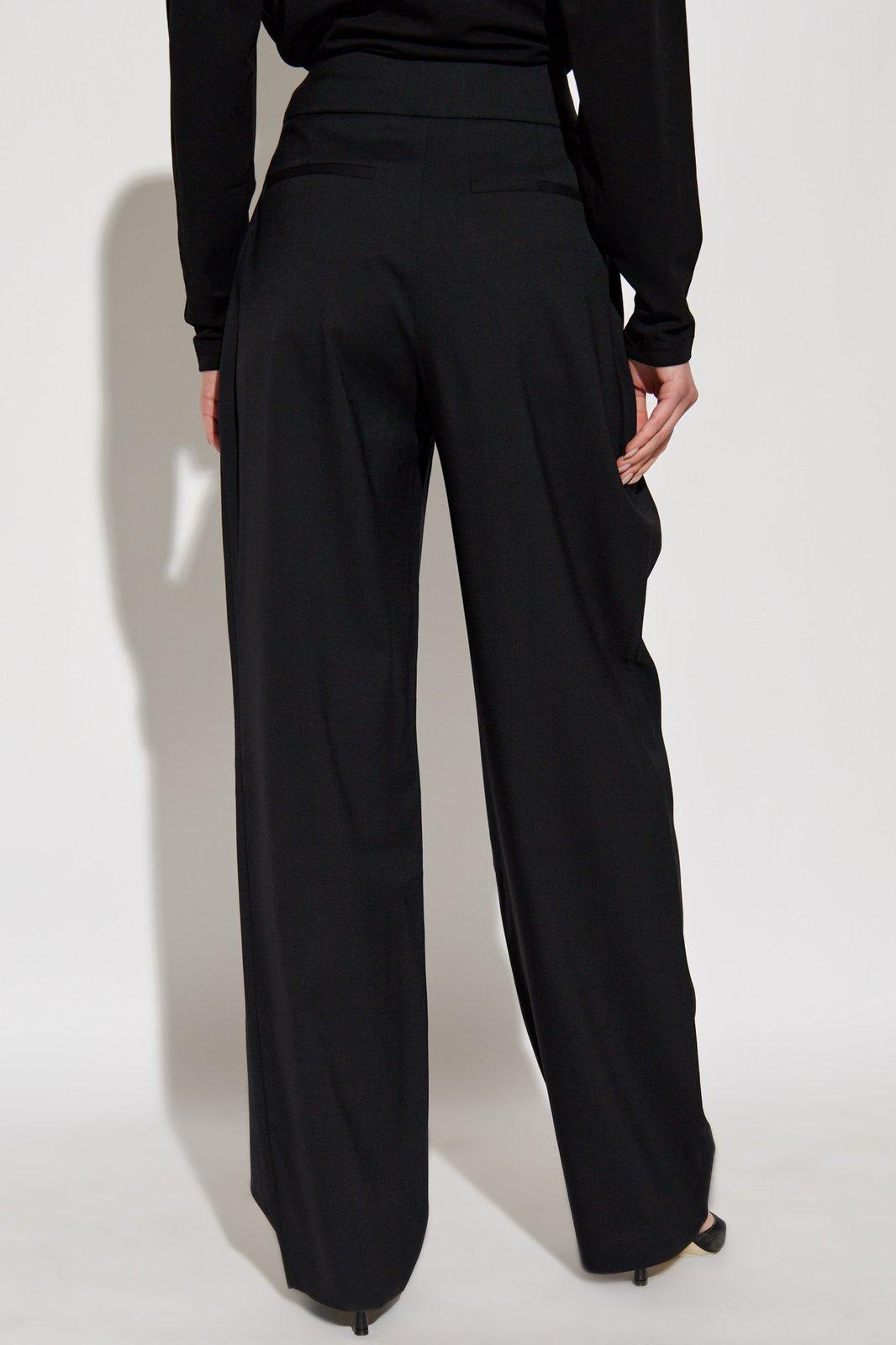 Shop Iro Allira Straight-leg Trousers In Black