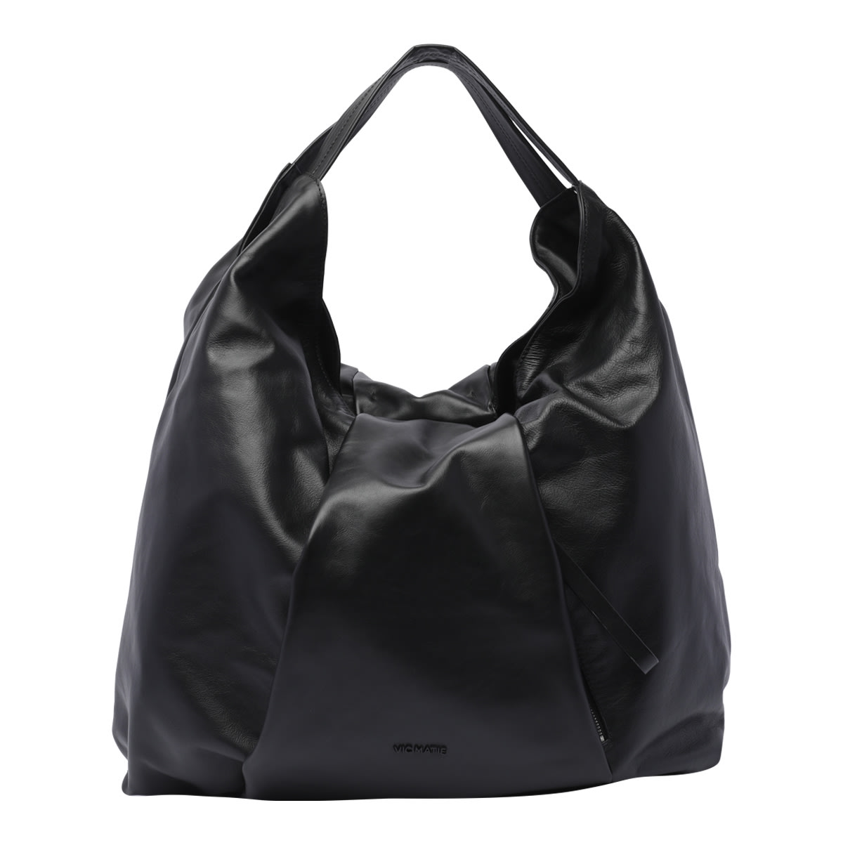 Shop Vic Matie Shoulder Bag In Black