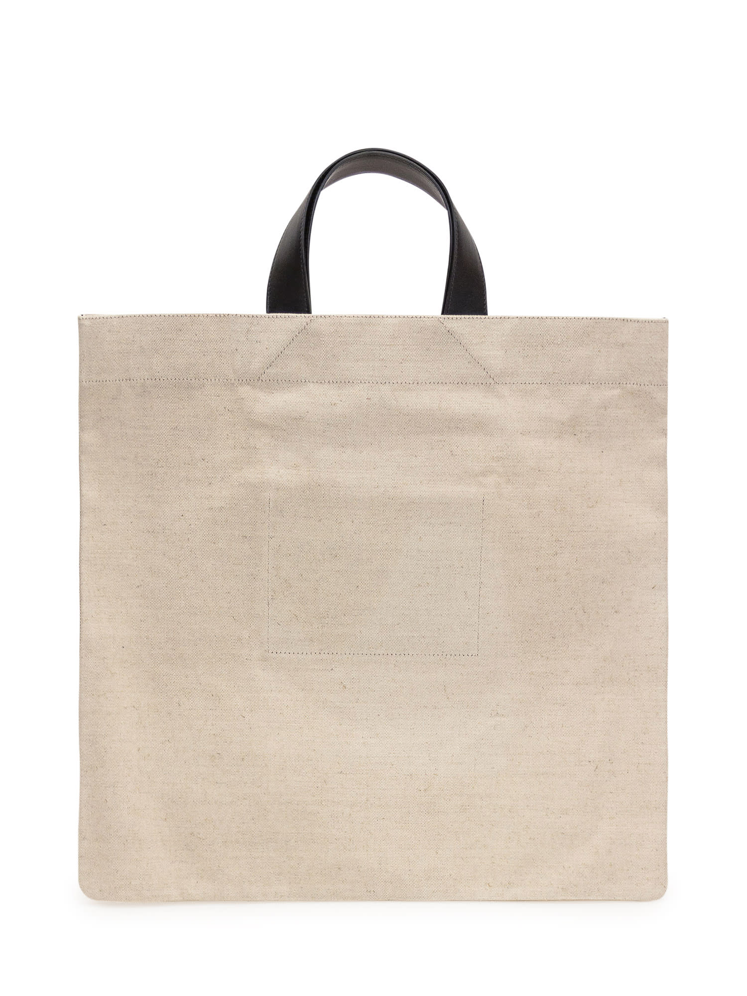 Shop Jil Sander Squared Book Tote Bag In Natural