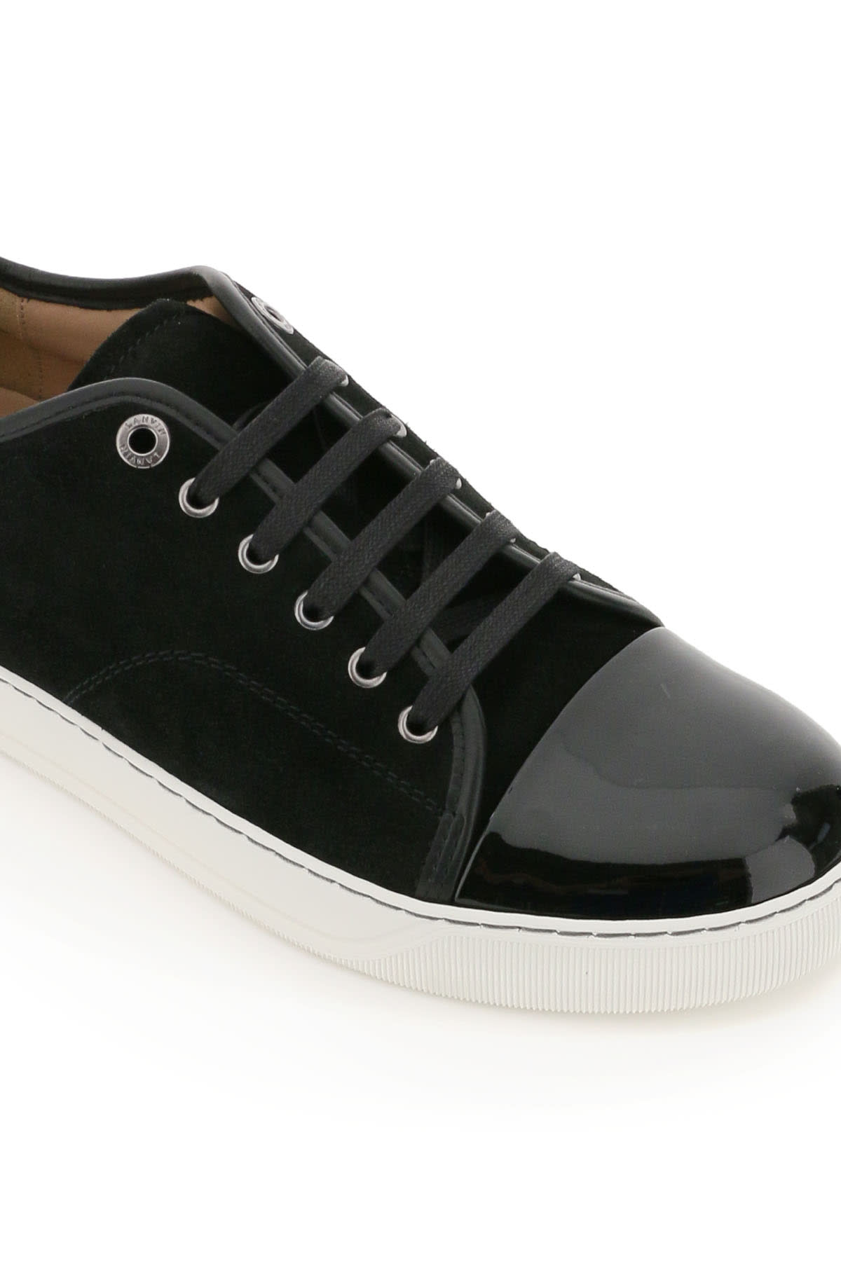 Shop Lanvin Dbb1 Basket Sneakers In Black