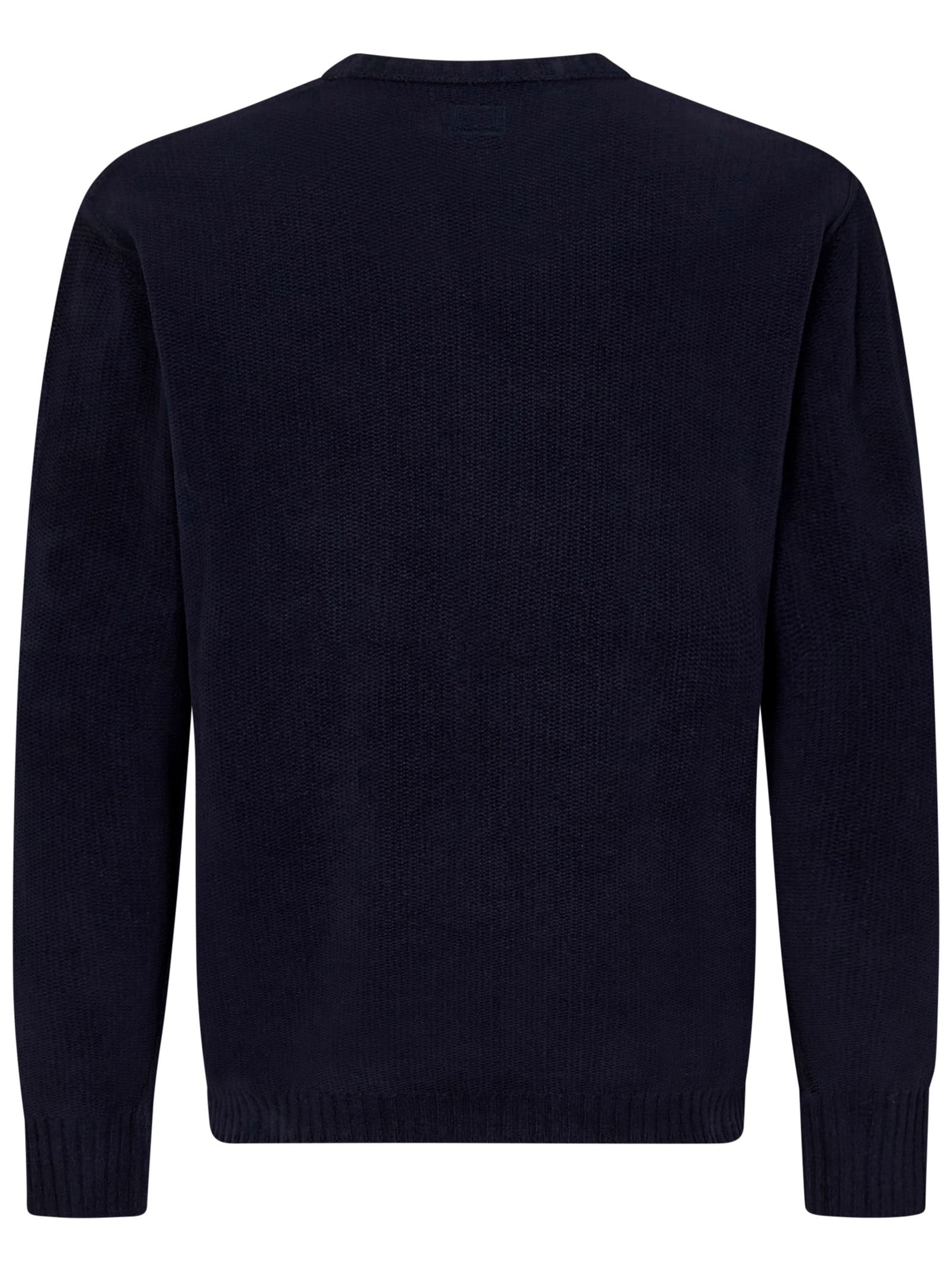 Shop C.p. Company Sweater In Blue