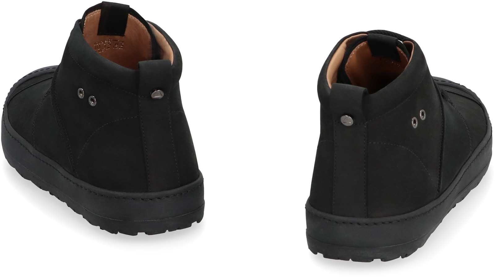 Shop Volta Leather Desert Boots In Black