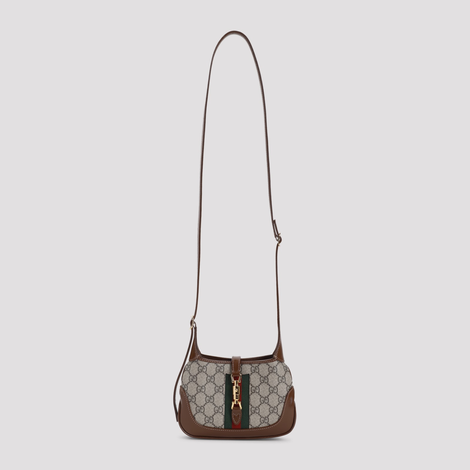 Shop Gucci Hobo Jackie 1961 Handbag In Be.ebon Br.sugar