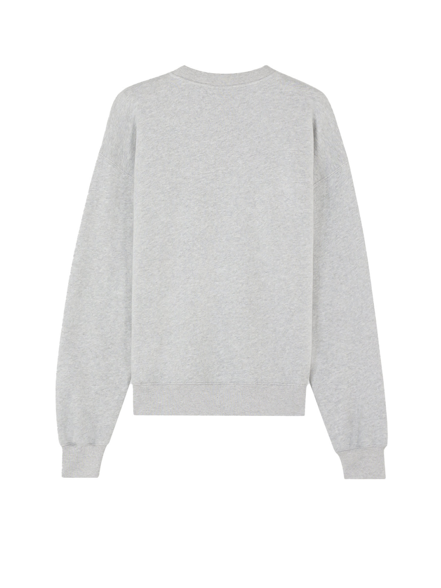 Maison Kitsuné Logo-embroidered Cotton Sweatshirt
